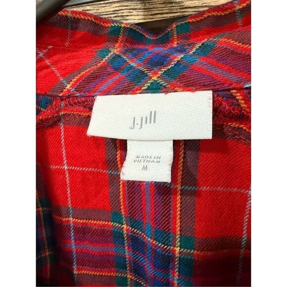 J Jill button front shirt sz M - Picture 3 of 7